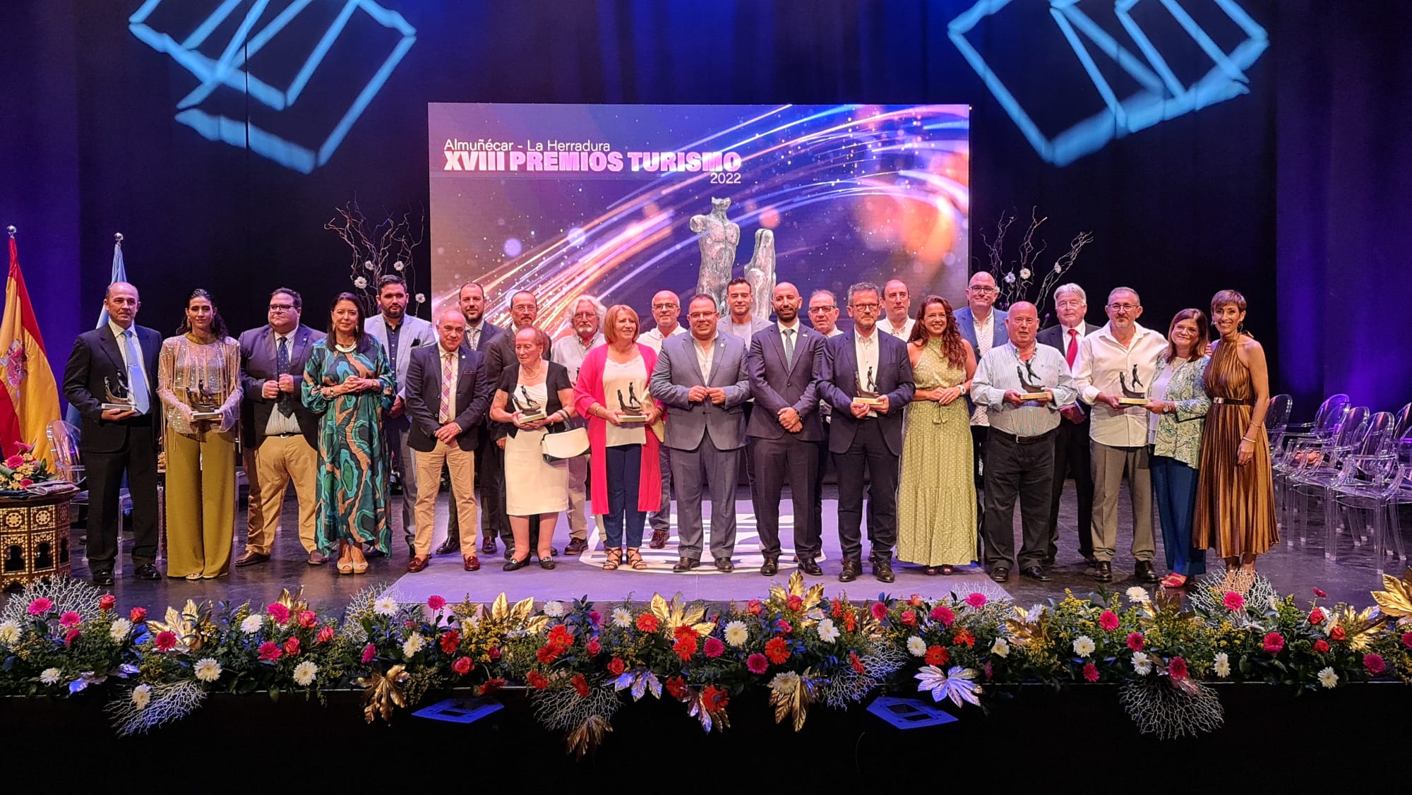Se celebra la gala de los Premios Turismo Almulñecar-La Herradura 2022 en una noche de homenaje a los galardonados